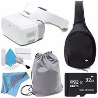 DJI Goggles FPV Headset CP.PT.000672 + DJI Sling Bag for Mavic Pro and Goggles CP.PT.000879 + DJI Goggles Sleeve CP.PT.000878 + Fibercloth + 32GB microSDHC Card + Deluxe Cleaning KitBundle