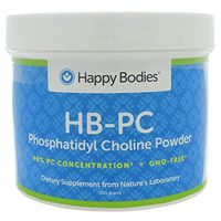 HB-PC Phosphatidyl Choline-40%, 300 g, GMO-FREE Powder (HBPC) Happy Bodies