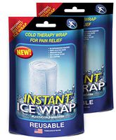 Instant Ice Wrap for Pain Relief, HEAL at Home and Help First Responders with Instant Ice Wrap: 2 Packs for $9.95, Reusable, No Refrigeration Needed: