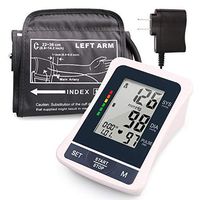 Lotfancy Blood Pressure Monitor Upper Arm, 2 Users, 120 Reading Memory, Fully Automatic Blood Pressure Machine with Medium Cuff, Upper Arm Cuff, Digital BP Meter with Large Screen & Adapter