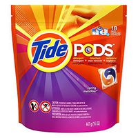 Tide Pods Laundry Detergent Spring Meadow - 16 Pacs each (Value Pack of 6)