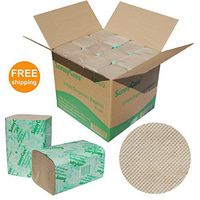 Sunnycare #5960 V-Fold Kraft Paper Dispenser Napkin 6000/cs