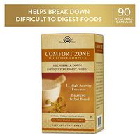 Solgar Comfort Zone Digestive Complex, 90 Vegetable Capsules - Enzymes for Digestion - Support The Body’s Natural Digestive Process - Break Down Difficult To Digest Foods - Kosher - 90 Servings