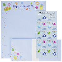 Great Papers! Hanukkah Stationery Kit, 10 stationery/10 envelopes, 11" x 8.5" (2014057