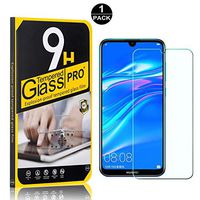 Screen Protector Compatible with Huawei Y7 2019 / Huawei Y7 Prime 2019, UNEXTATI 9H Hardness HD Clear Tempered Glass Film for Huawei Y7 2019 / Huawei Y7 Prime 2019, 1 Pack
