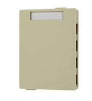 Leviton 41089-4IP QuickPort Surface Mount Housing, 4-Port, Ivory