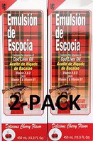 Emulsion De Escocia Cherry 15.3 Oz. Cod Liver Oil 2-Pack