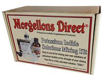 Morgellons Direct Sski Potassium Iodide Solutions Mixing Kit Includes Necessary Tools and pre-Measured Dietary Supplement Potassium Iodide Crystals. Just add Distilled Water.