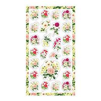 Frontia Cute Flower Floral Japanese Stickers Seals Envelope Masking Paper Decoratiove Gift Label (flower) (1)