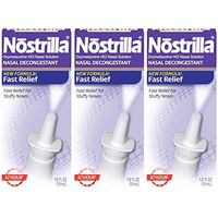 Nostrilla 12 Hour Nasal Decongestant 0.5 Oz (3 Pack)