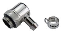 Koolance NZL-L06B Rotary Elbow Barb Fitting for ID 06mm (1/4in), G 1/4 BSPP