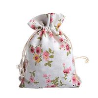 25PCS Burlap Bags with Drawstring Gift Bags Jewelry Pouches for Wedding Party DIY Craft Christmas(3.9 x 5.5 inches)