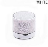 Sasha Kids LED Portable Mini Wireless Bluetooth Speakers with TF USB FM Mic Blutooth Music for Mobile Phone iPhone Tablets Bluetooth Devices (White)