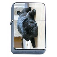 Dog black pug Oil Lighter