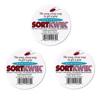 Sortkwik 10136 Fingertip Moistener, 1-3/4-oz. Non-Skid Case, 3 Moisteners Each