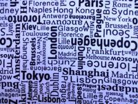 'NUGGLEBUDDY NEW! Microwavable Moist Heat & Aromatherapy Organic Rice Pack. Fun"WORLD CITIES" Flannel .SPEARMINT EUCALYPTUS Aromatherapy. Soothing the Souls of the Planet!