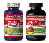 Weight Loss for Men - Garcinia CAMBOGIA - African Mango - Combo - African Mango Plus - (2 Bottles Combo)