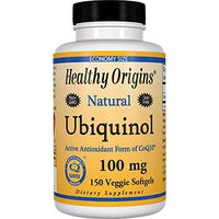 Ubiquinol 100mg Soy Free Non GMO (Vegetarian, Gluten Free), 150 Veggie Gels