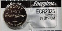 Energizer CR2025 ECR2025 Coin Cell Battery 1pc (Each)