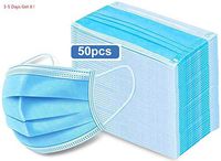 Disposable Earloop Mouth FaceMàsks 3-Layer Màsks 50PCS Safety Màsks Dust (50-pcs)