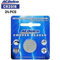 ACDelco CR2016 3V Lithium Coin Cell Battery, Watch and Electronics Button Batteries, 24 Count