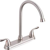 Hotis Stainless Steel Lead-Free Two Handle Kitchen Faucet,Faucet Kitchen Brushed Nickel