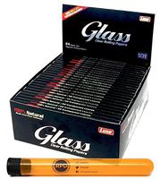 Glass Clear Rolling Papers King Size (24 Packs/Full Box) with Rolling Paper Depot XL KewlTube