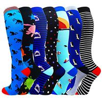 Compression Socks for Women & Men(1/3/7/8 PACK) - Best for Running,Medical,Nurse,Travel,Cycling-20-30mmHg