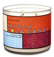 Bath and Body Works Vanilla Cola Candy Candle - Large 14.5 Ounce 3-Wick Candy - Discontinued Soda Scent Limited Edition