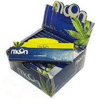 Moon Blue Cigarette Tobacco Rolling Papers Long Size Slim 125 * 44mm W Tips 768 Leaves