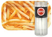 Bundle - 2 Items - 50 JWare King Size Cones with Rolling Paper Depot Rolling Tray (Fries)