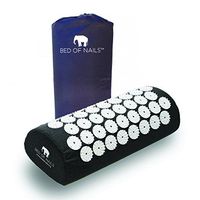 Bed of Nails Original Acupressure Pillow for Neck/Body Pain Treatment, Relaxation, Mindfulness, Black