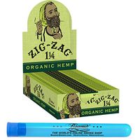 1 Pack Zig Zag 1 1/4 Size Organic Hemp Rolling Paper + Beamer Smoke Sticker