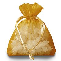 Gold Organza Bags 6" X 9" | Quantity: 30
