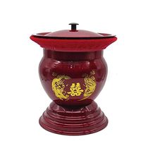 ZSPPPP Stainless Steel Potty/Potty Urinal Basin Pelvic Potty with Lid Adult Bedroom Design to Prevent Odor Escape/Urinal Potty, Toilet (Color : B)