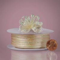 Ivory Mini Pull String Bows, 1/8" X 50yd