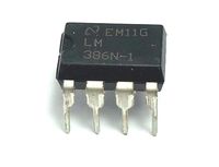 National Semiconductor LM386N-1 LM386 Wide Input Voltage Low Power Audio Amplifier with Internal Gain DIP-8 (Pack of 20)