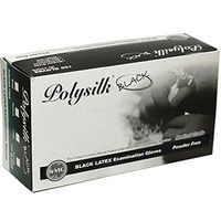 Shamrock 18012-M-bx Med Glove, Cheap, No Powder, Thin, Latex, Medium, Black