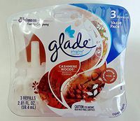 Glade PlugIns Cashmere Woods 3 Refills 1 Pack