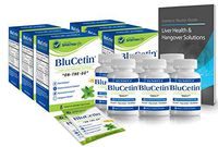 BluCetin 6 Month Supply Value Price Pack - (98%-Pure DHM, Milk Thistle, Electrolytes, Antioxidants, Nutrients) w/New 'Quick-Melt' Technology Fresh Mint Flavor-'On-The-Go' Detox Support.
