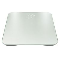 Iusun Digital Electronic Scale, Body Weight Scale, Accurate Weight Scale, Adult Health Steel Exquisite Protective Glass Bathroom Scale, 400 Pounds Scales - Ship From USA (White)