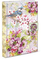 Punch Studio, Chinoiserie Garden, Brooch Journal, 104 full-colored lined sheets