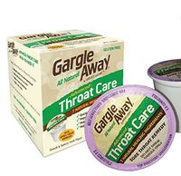 Gargle Away by Nature's Jeannie - Natural Sore Throat Remedy, Vocal Care, Mucus Relief, Cough Suppressant for Adults in K-Cups