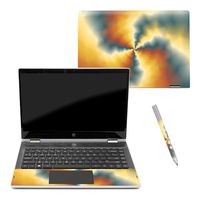 MightySkins Skin Compatible with HP Pavilion x360 14" (2018) - Eye of The Storm | Protective, Durable, and Unique Vinyl Decal wrap Cover | Easy to Apply, Remove, and Change Styles | Made in The USA