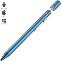 Heiyo Stylus Pen with Magnetic Charging Station, 30-Day Standby & 10 Hrs Using Time Rechargeable Capacitive Digital Pen Compatible for iPad/iPhone/Surface/HP Touch Screen Tablets (IOS/Android/Windows)