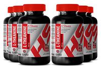 L-theanine Pure - Natural L-THEANINE 200MG - Improve Cognitive Function (6 Bottles)