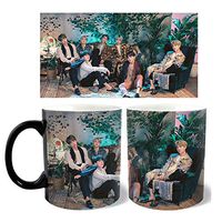 Bosunshine - 2019 BTS FAMILY PORTRAIT Magic Color Changing Coffee Mug Cool Tea Unique Heat Changing Sensitive Cup(H01)