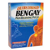 Pfizer Consumer Healthcare Bengay Pain Relieving Patch Ultra Strength Regular - Box of 5