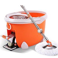 Rotary Mop Four Drive Automatic Hand Pressure Rotate The Mop Bucket DELICATEWNN