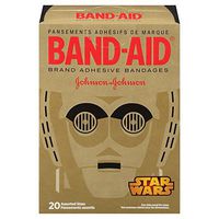 Band-Aid Star Wars Adhesive Bandages Assorted Sizes - 20 ct, Pack of 6